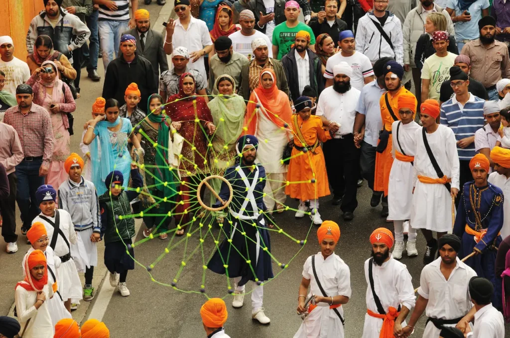 Dance During Baisakhi Procession